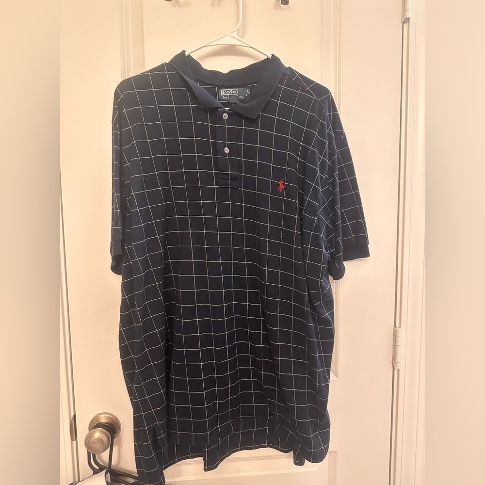 Polo by Ralph Lauren Blue and Red Polos Classic Style